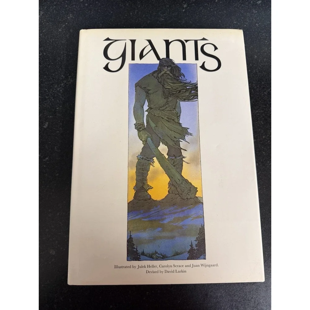 Giants David Larkin 1979 1st Edition 1st Printing Fantasy Art Hardcover DJ